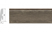 Плинтус Oak Braushed серо-коричневый дополнительные фото этого материала