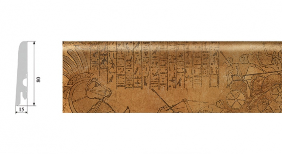 Плинтус Pharaon в египетском стиле фото