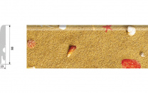 Плинтус Sandatrand песок с ракушками дополнительные фото этого материала