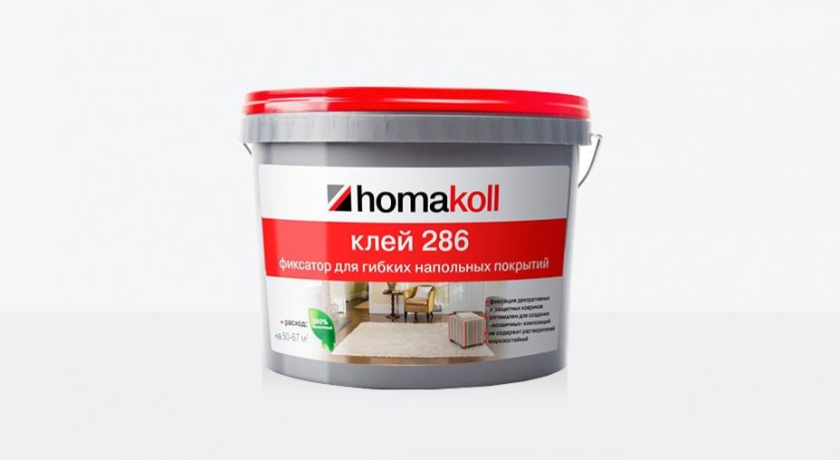 Клей фиксатор Homakoll 286 10 кг банка фото