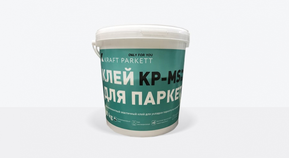 Паркетный клей KP-MS Medium Elastic 10 кг банка фото