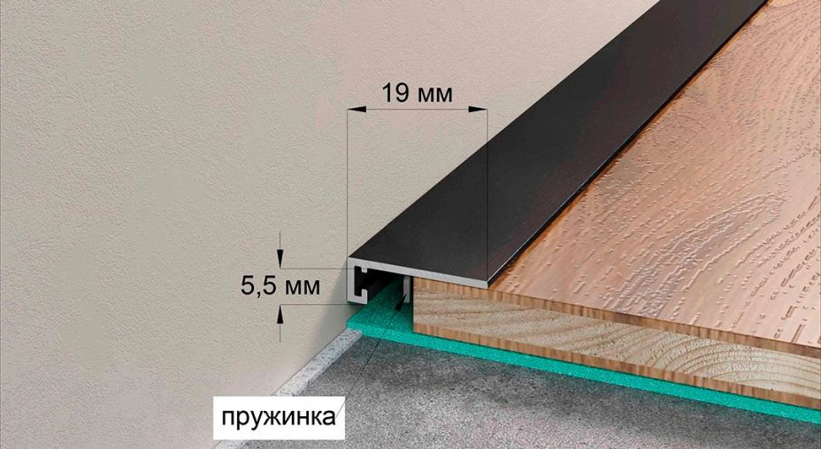 Микроплинтус micro 19 ARM белый фото