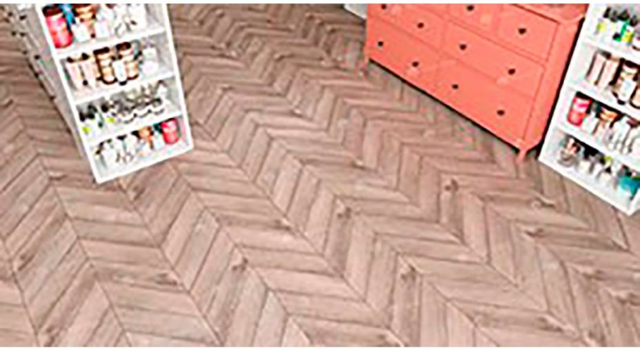 Кварцвинил елочка ECO 20-8 Дуб Исида Chevron Alpine Floor фото