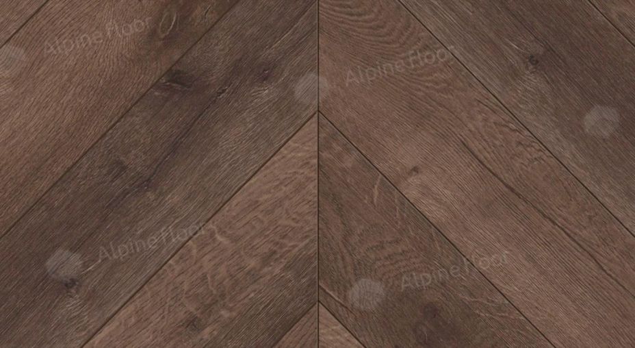 Кварцвинил елочка ECO 20-9 Дуб Антарес Chevron Alpine Floor фото